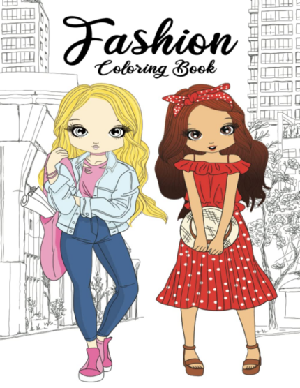 Fashion Coloring Book: for Girls Ages 8-12 | Fun Beauty and Style Coloring Pages the New